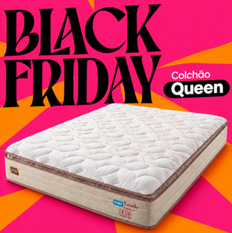 Colchão Queen na Black Friday: mais espaço e conforto para suas noites