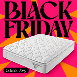 Colchão King na Black Friday: mais espaço para descansar melhor