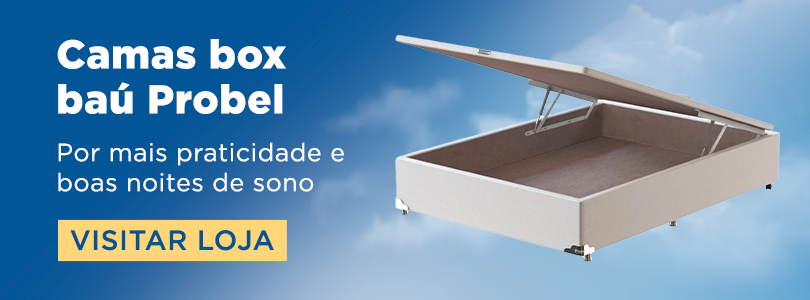 uma caixa branca com uma tampa aberta sobre um fundo azul