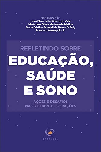 Capa do livro “Refletindo Sobre Educação, Saúde e Sono”.