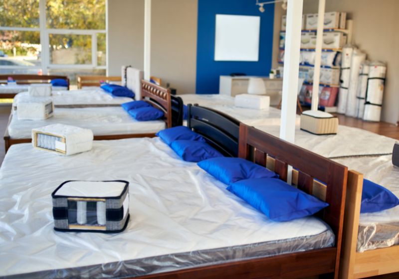 Loja de camas, colchões e travesseiros
